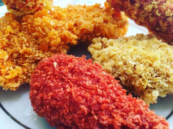 مراحل تولید پودر سوخاری نارنجی